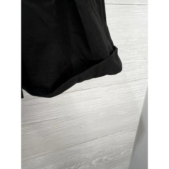 Nastygal Paperbag Belted Shorts High Waisted Black Size‎ 0 - Picture 4 of 5